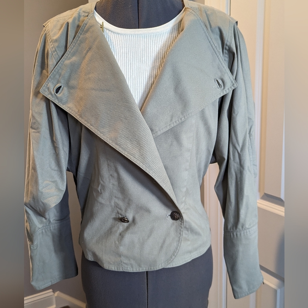 Vintage Mondi double breasted short jacket, size 38 (medium) made in W. Germany